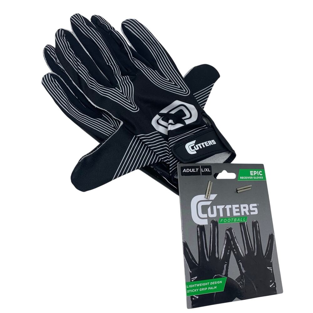 Cutters Epic Receiver Gloves Football Mens Size L/XL